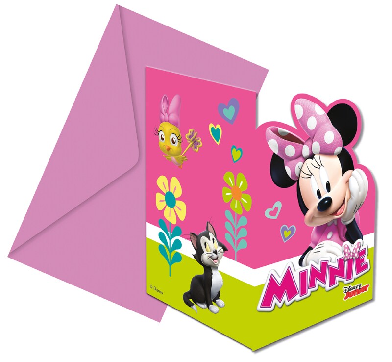 Minnie Happy Helper, Kutsukortit 6 kpl