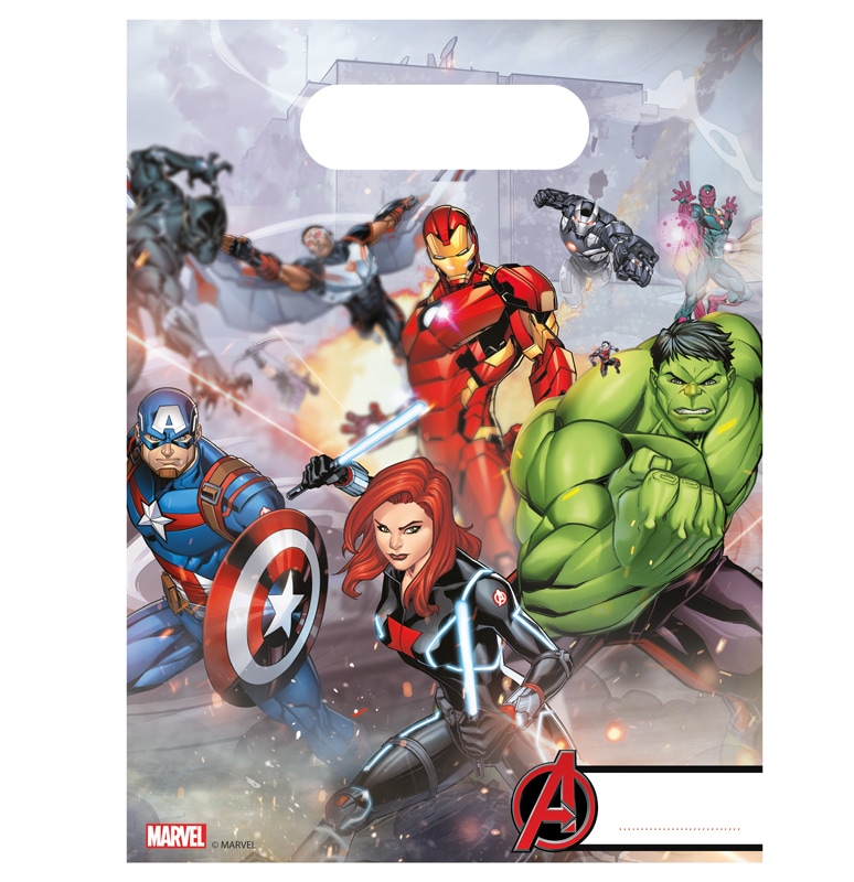 Mighty Avengers - Juhlapussit 6 kpl