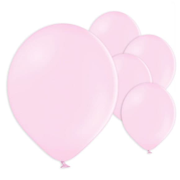 Ilmapallot Vaaleanpunainen 30 cm, 50 kpl