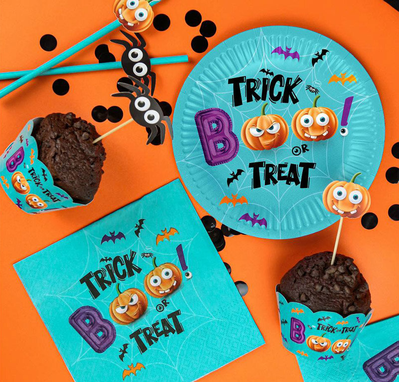 Boo Trick or Treat - Lautaset 6 kpl