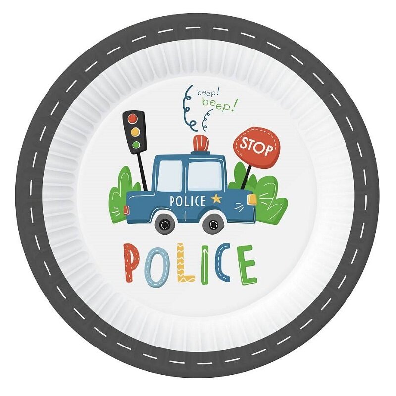 Police - Lautaset 6 kpl