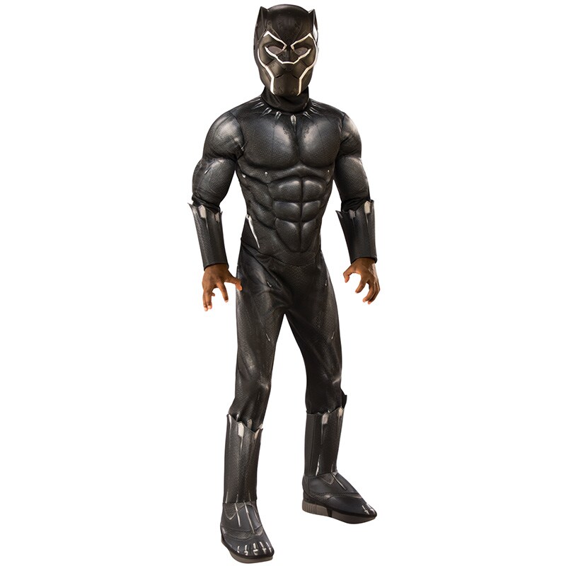 Black Panther Movie Naamiaisasu Deluxe 5-10-vuotiaille
