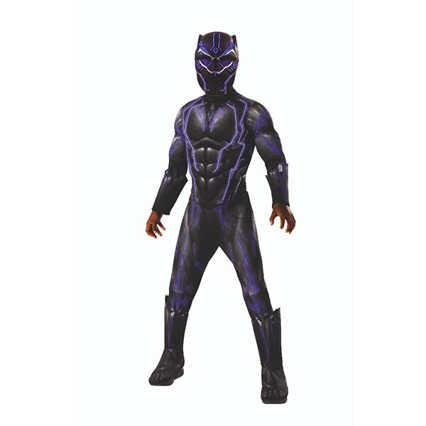 Black Panther Battlesuit Naamiaisasu Deluxe 5-10-vuotiaille