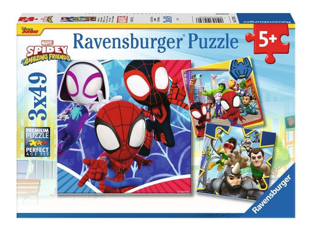 Ravensburger Palapeli - Spidey And His Amazing Friends 3x49 palaa