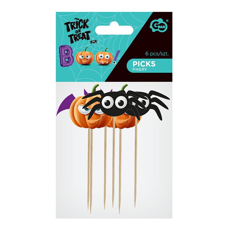 Boo Trick or Treat - Cake Toppers 6 kpl