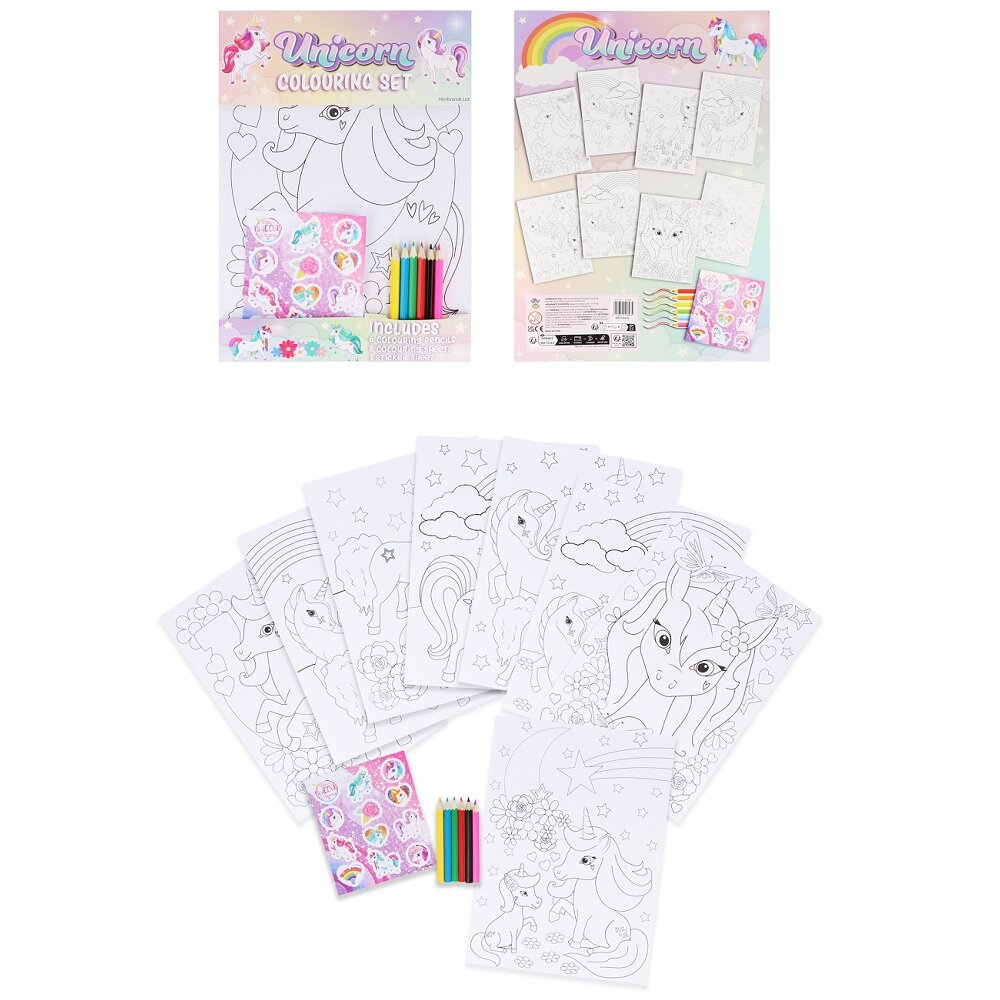 Yksisarvinen Värityssetti