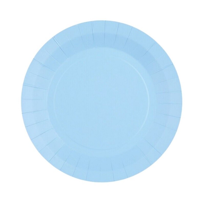 Lautaset 17,5 cm - Vaaleansininen 10 kpl
