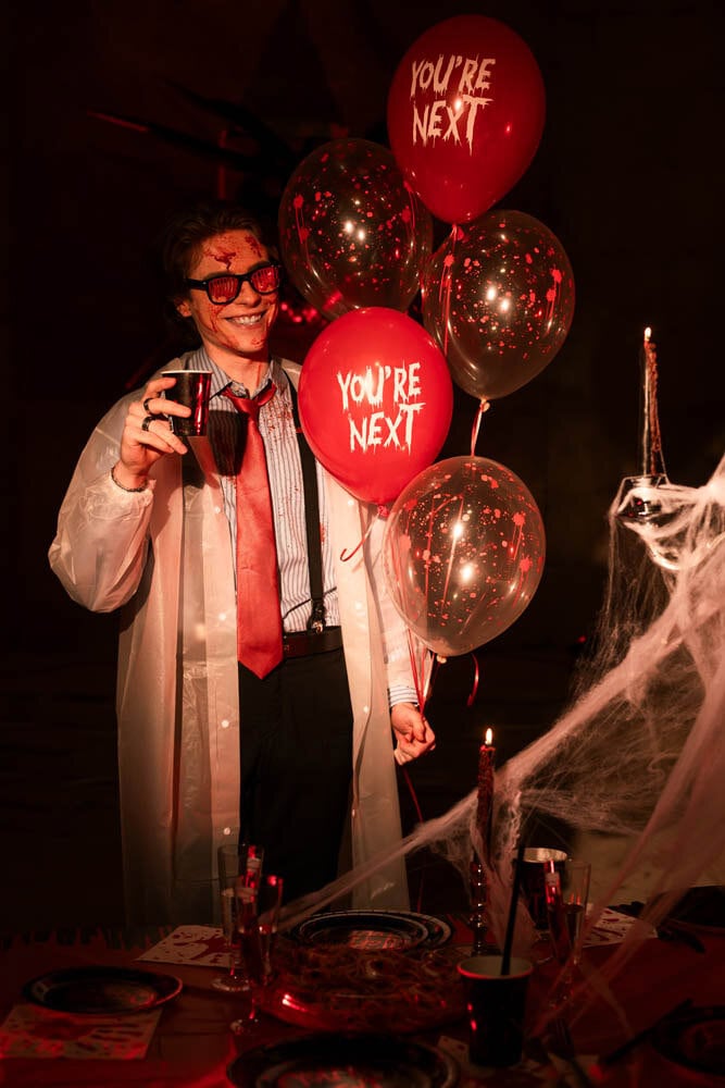 Halloween-ilmapallot You're next 6 kpl