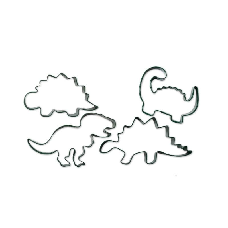 ScrapCooking Kakkumuotit - Dinosaurus 4 kpl
