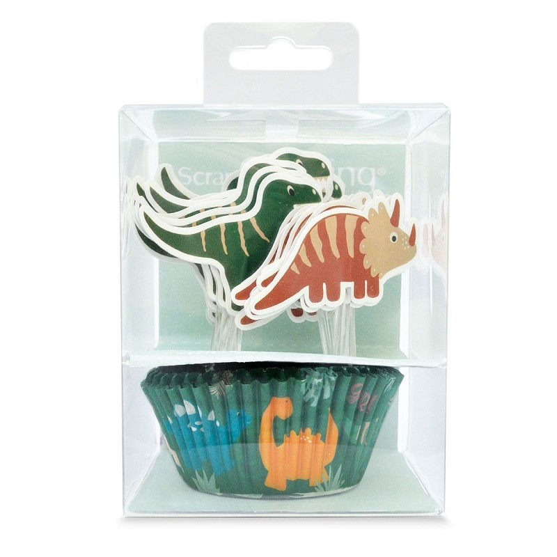 Scrapcooking - Muffinssisetti Dinosaurus 48 kpl