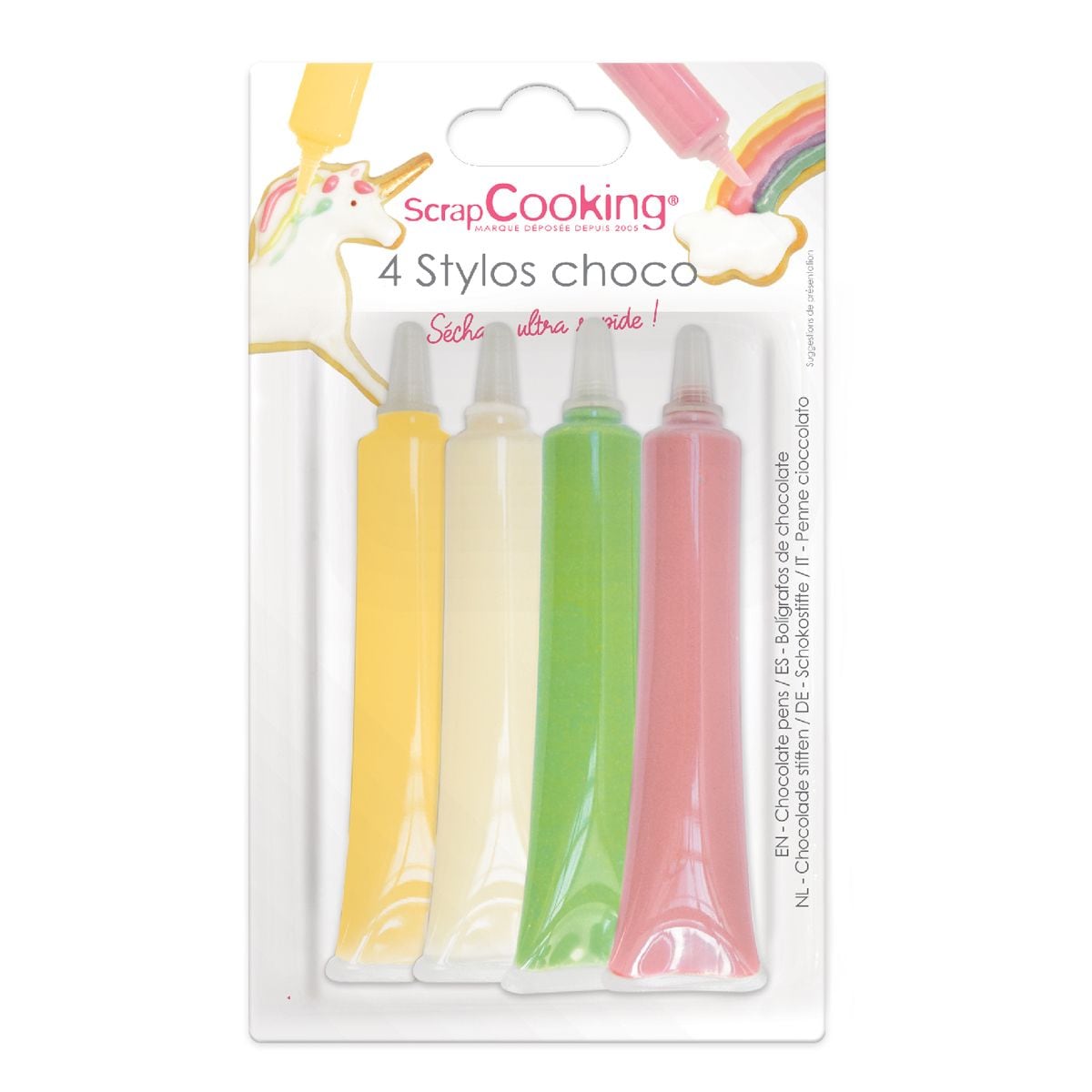 ScrapCooking - Koristeaine Pastelli 4 kpl