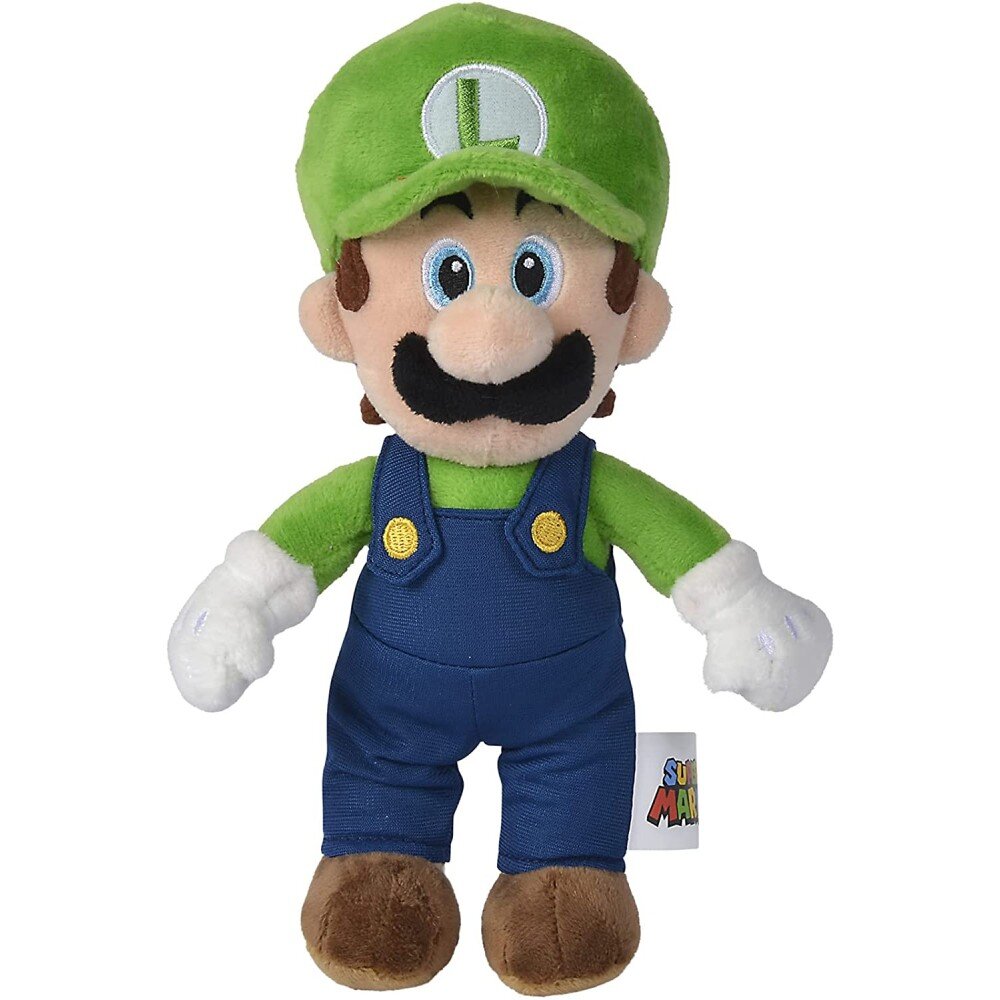 Super Mario - Pehmolelu Luigi 20 cm