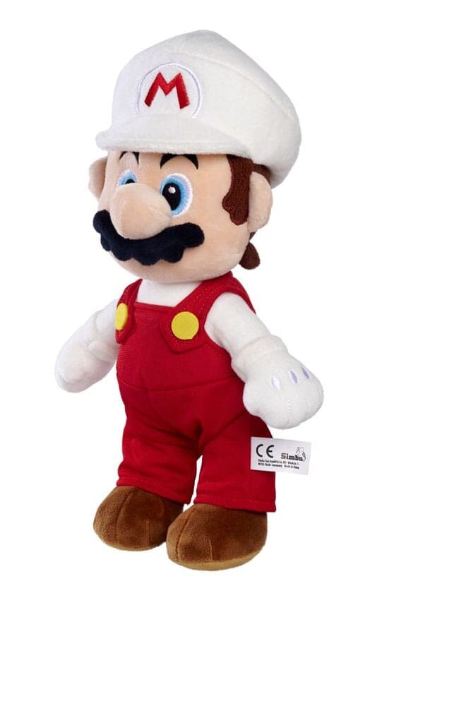 Super Mario Pehmolelu Fire Mario 30 cm