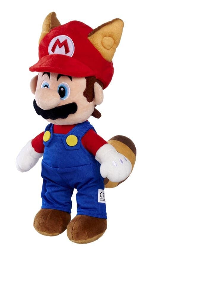 Super Mario Pehmolelu Tanooki Mario 30 cm