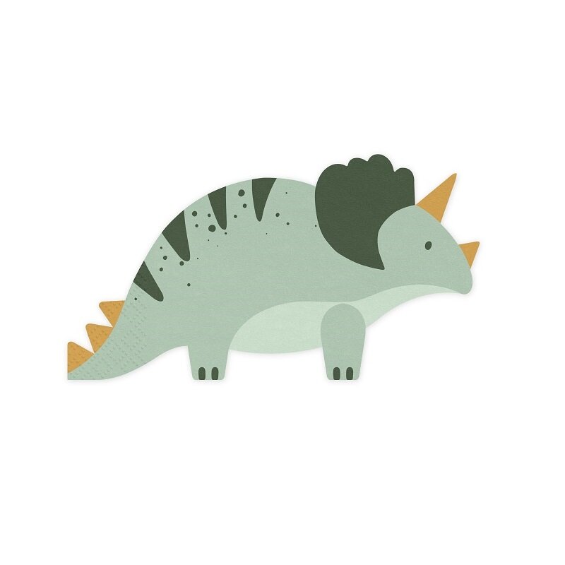 Servetit - Triceratops Dinosaur 12 kpl