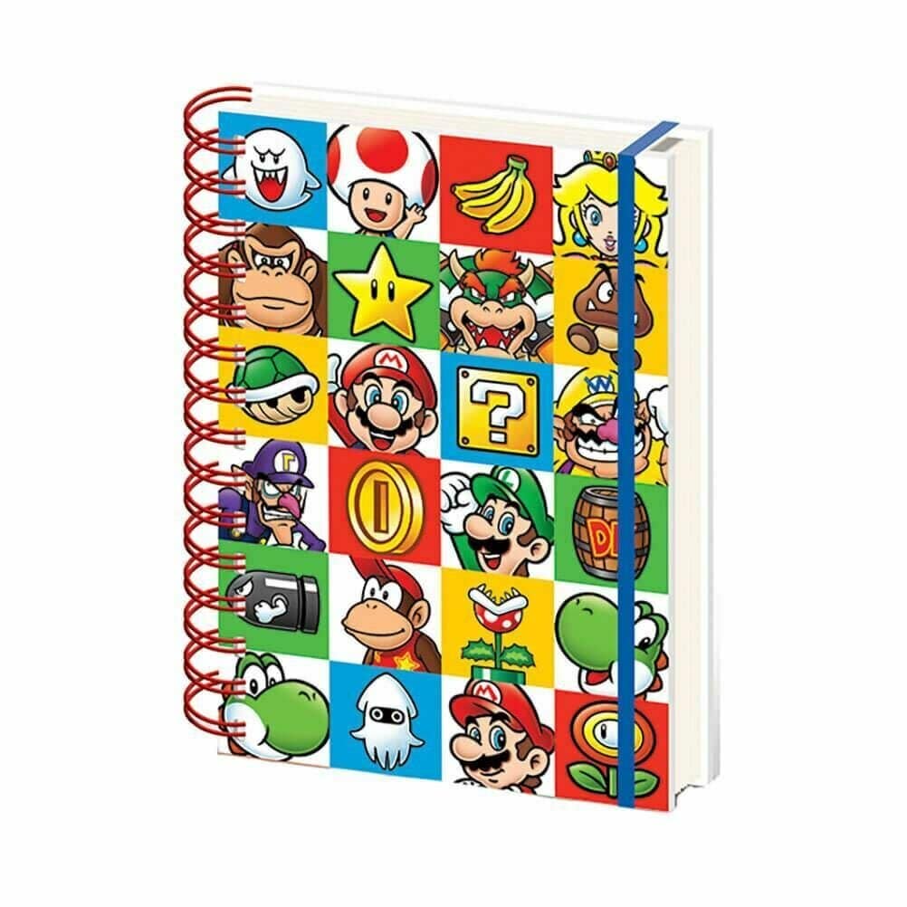 Super Mario Bros Muistikirja A5 Colour Block