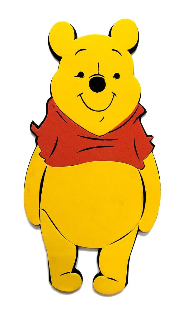 Nalle Puh 3D Seinäkoriste Lastenhuoneeseen