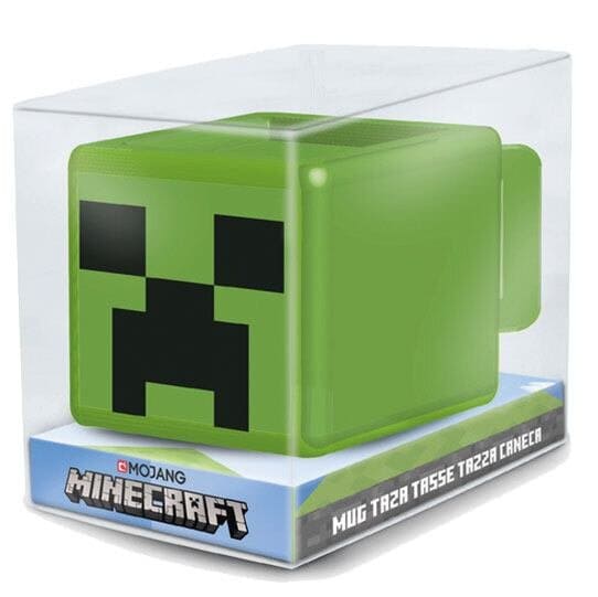 Minecraft, 3D Posliinimuki Creeper 445 ml