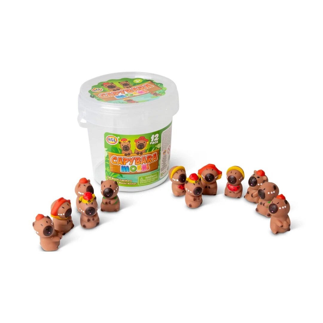 Mini Squishy Capybara 12 kpl