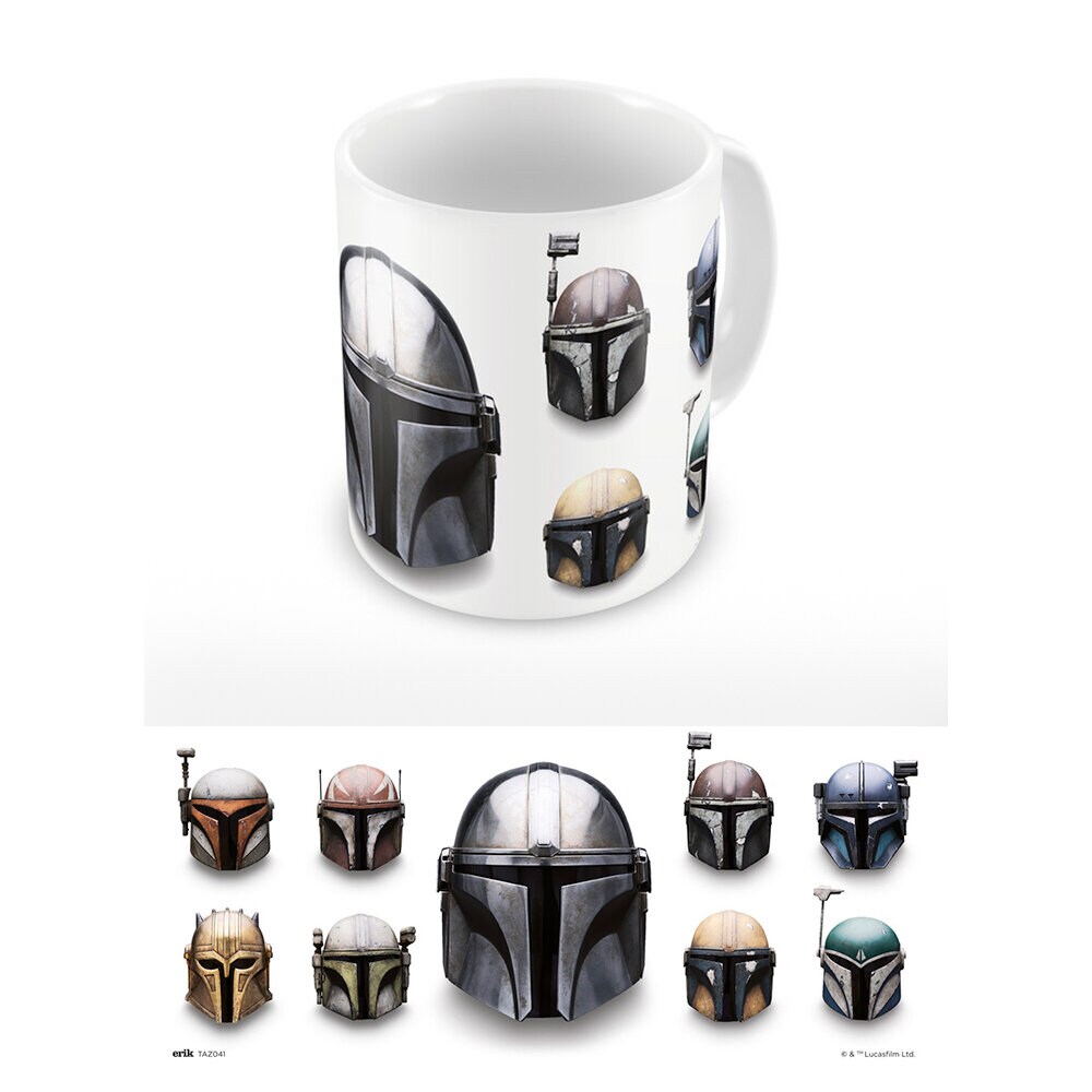 The Mandalorian, Posliinimuki Mandalorian Helmets