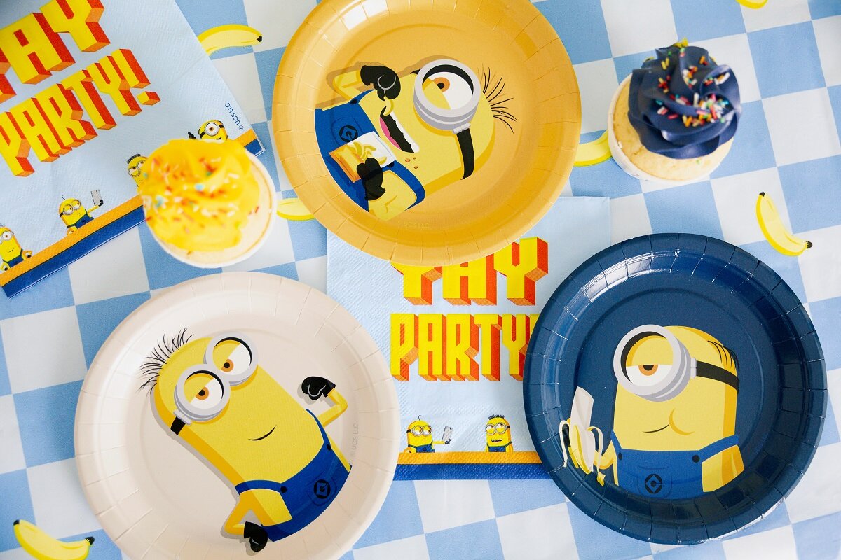 Minions Lautaset 6 kpl (18 cm)