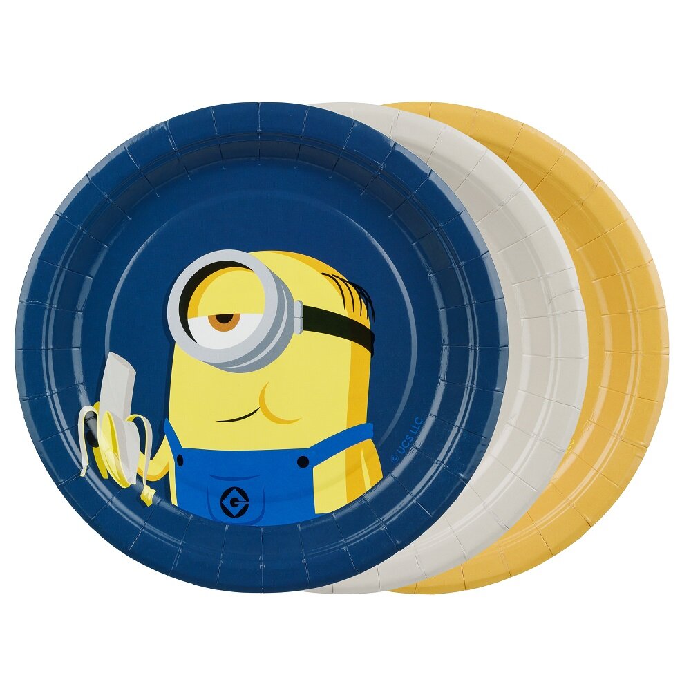 Minions Lautaset 6 kpl (18 cm)