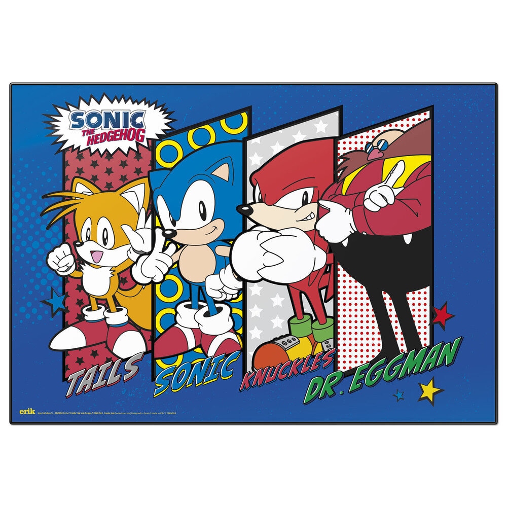 Sonic the Hedgehog - Työpöytäalusta Characters 35 x 50 cm