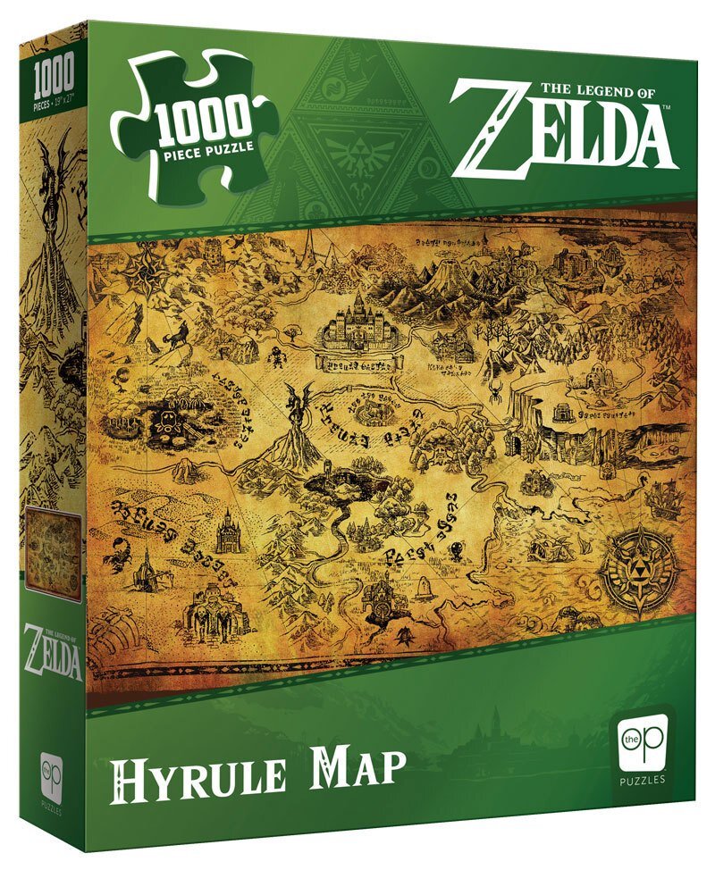Zelda, Palapeli Map over Hyrule Kingdom 1000 palaa