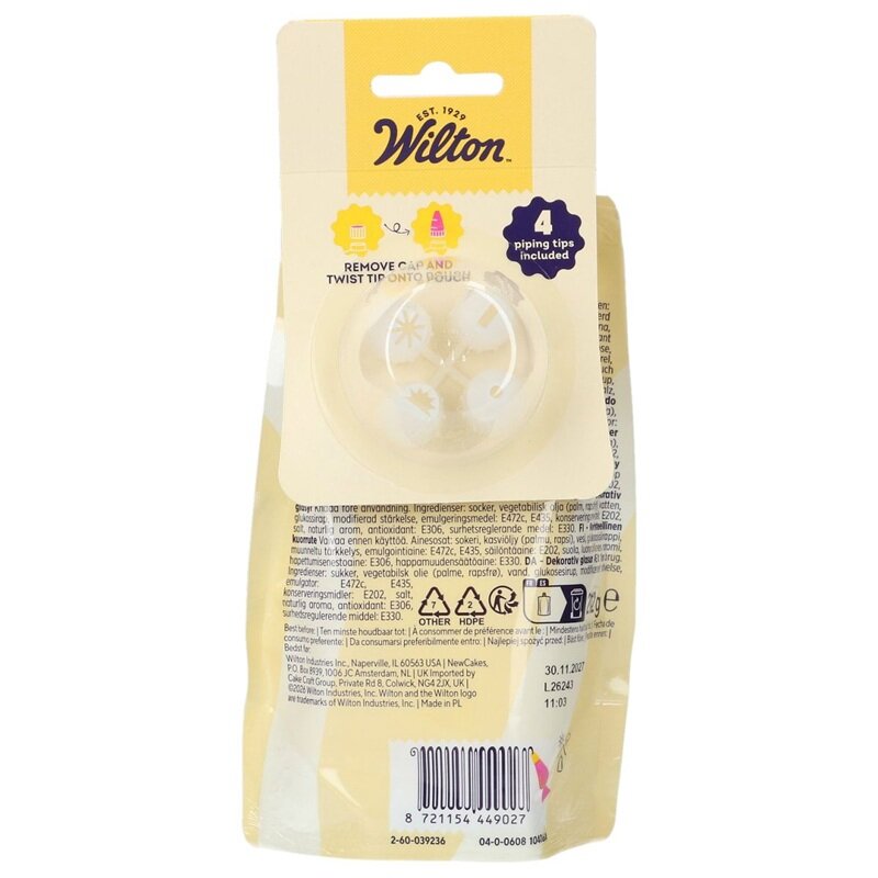 Wilton Valkoinen Kuorrute 212 g