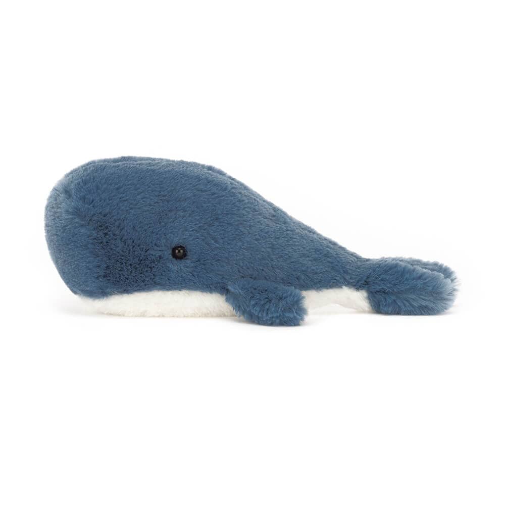 Jellycat - Tummansininen valas 15 cm