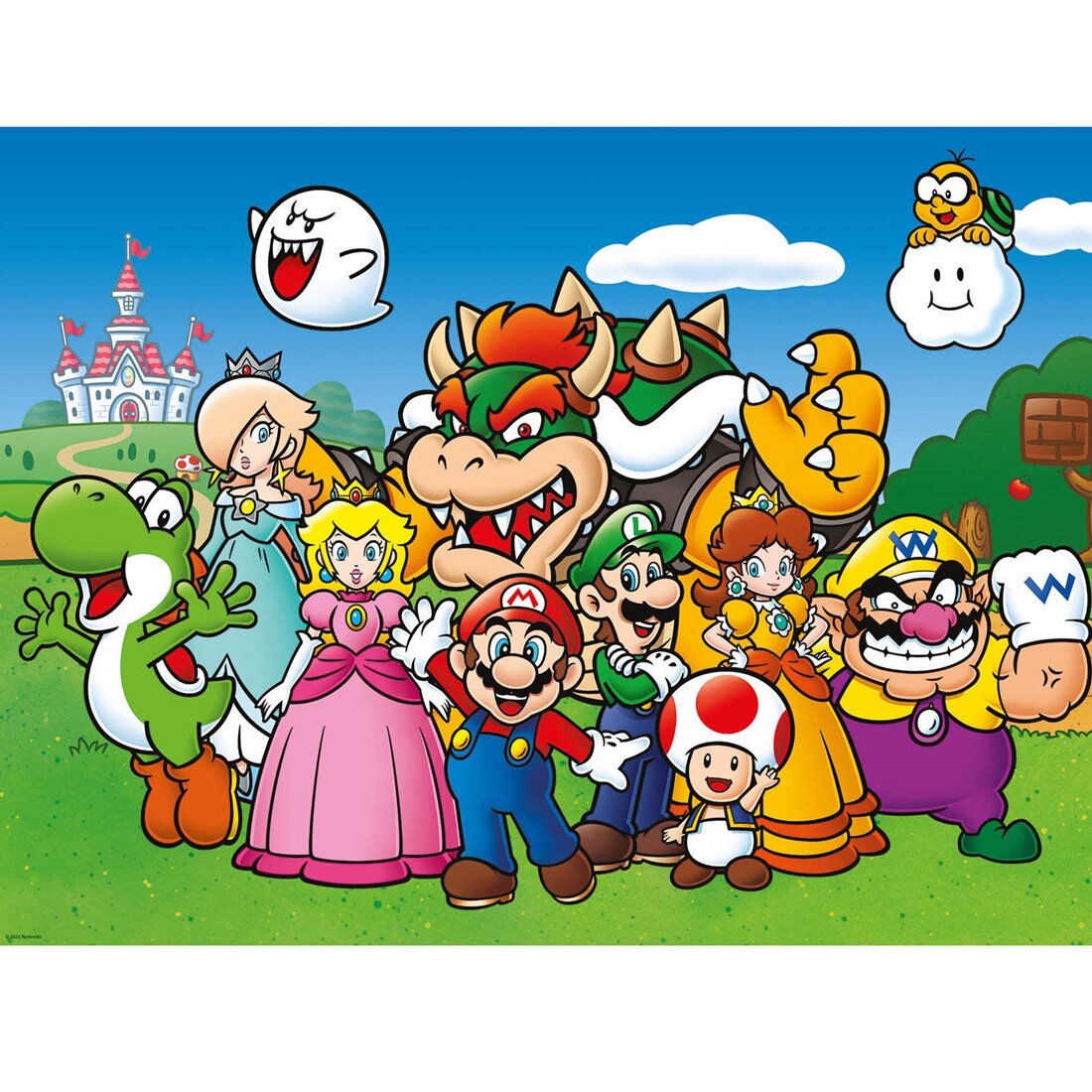 Super Mario Bros - Palapeli Mario with Friends 500 palaa