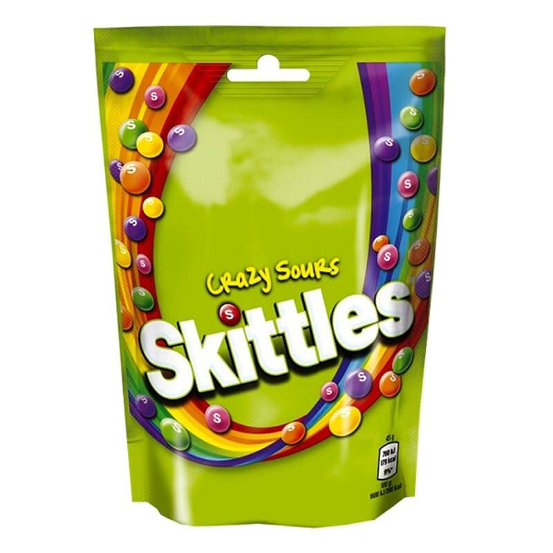 Skittles Kirpeä pussi 174 grammaa