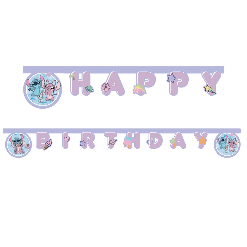 Stitch & Angel Viirinauha Happy Birthday