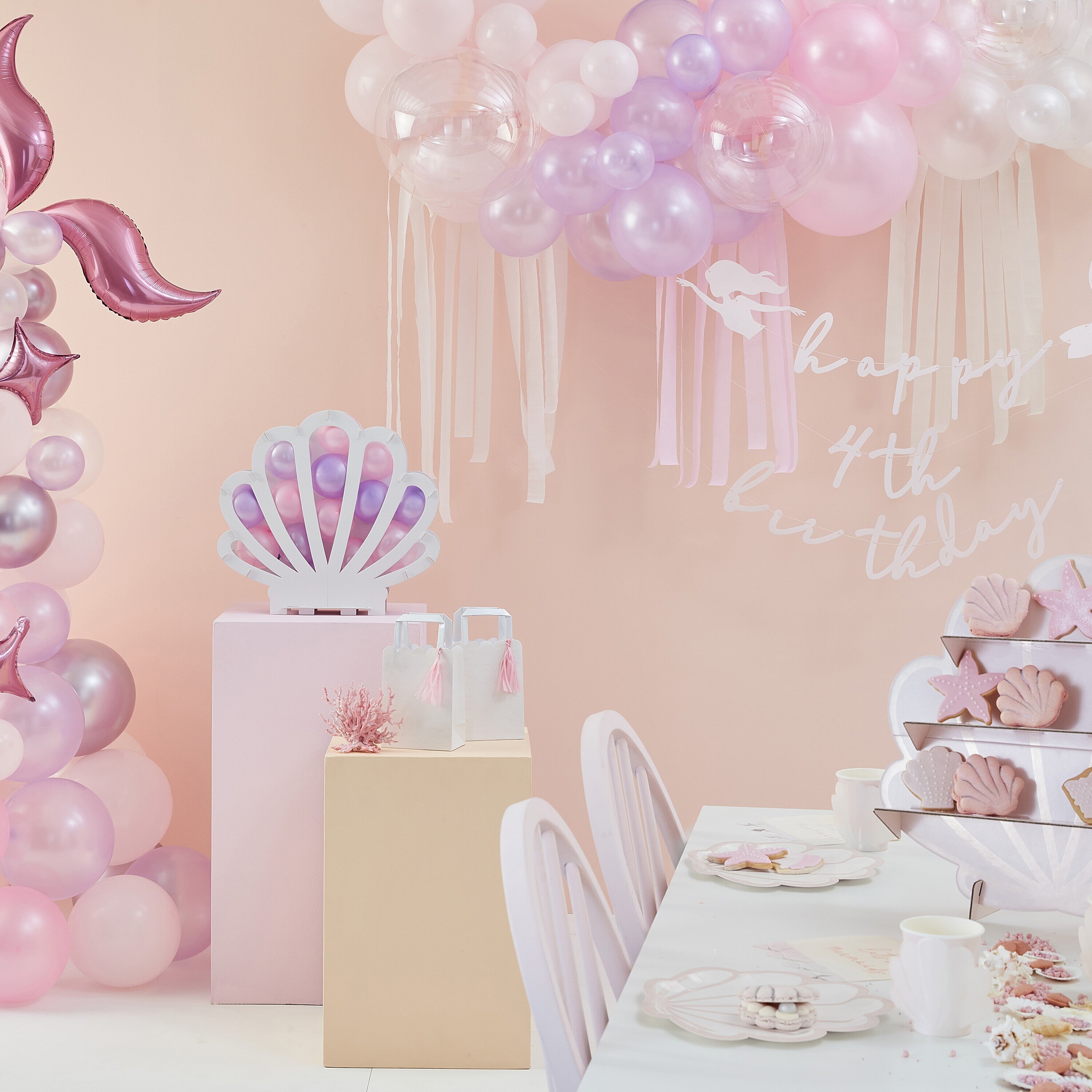 DIY Ilmapallokaari - Pastelli, Pearl & Ivory
