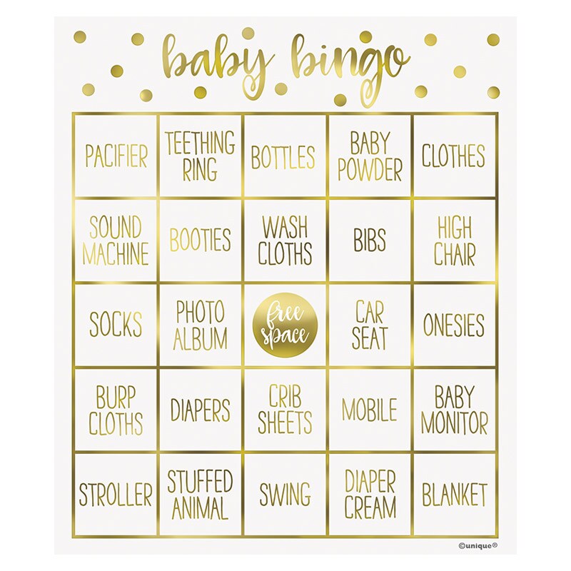 Babyshower Bingopeli