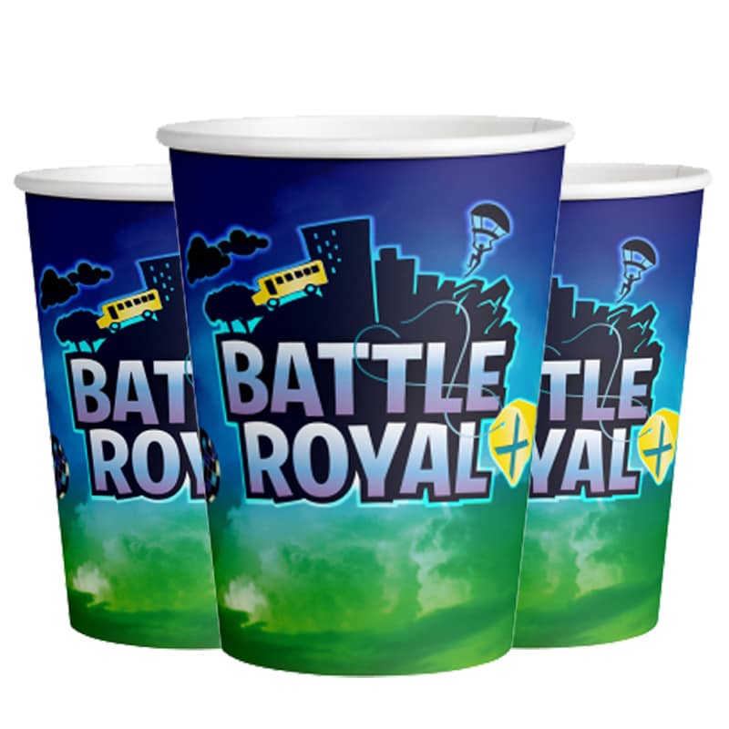 Battle Royal - Pahvimukit 8 kpl 