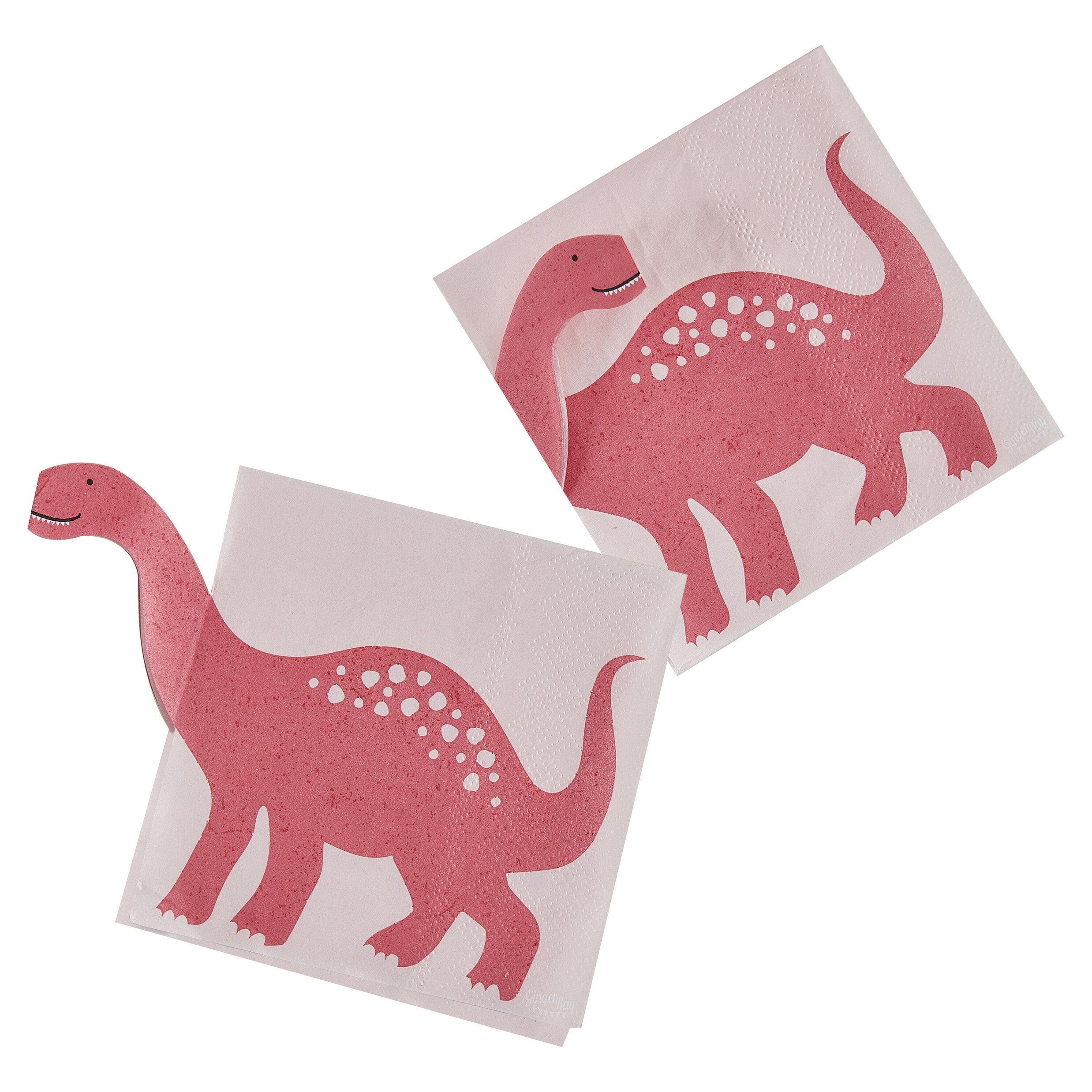 Dinosaurus Roar Pink - Servetit 16 kpl