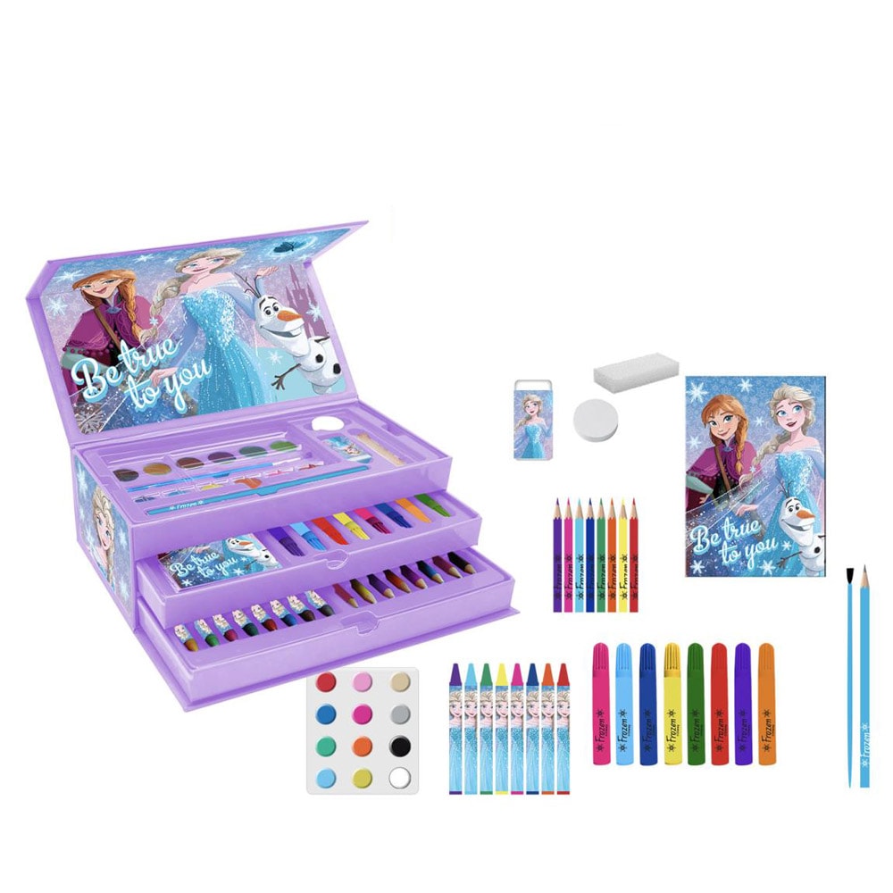 Disney Frozen - Piirustus- & Maalaussetti