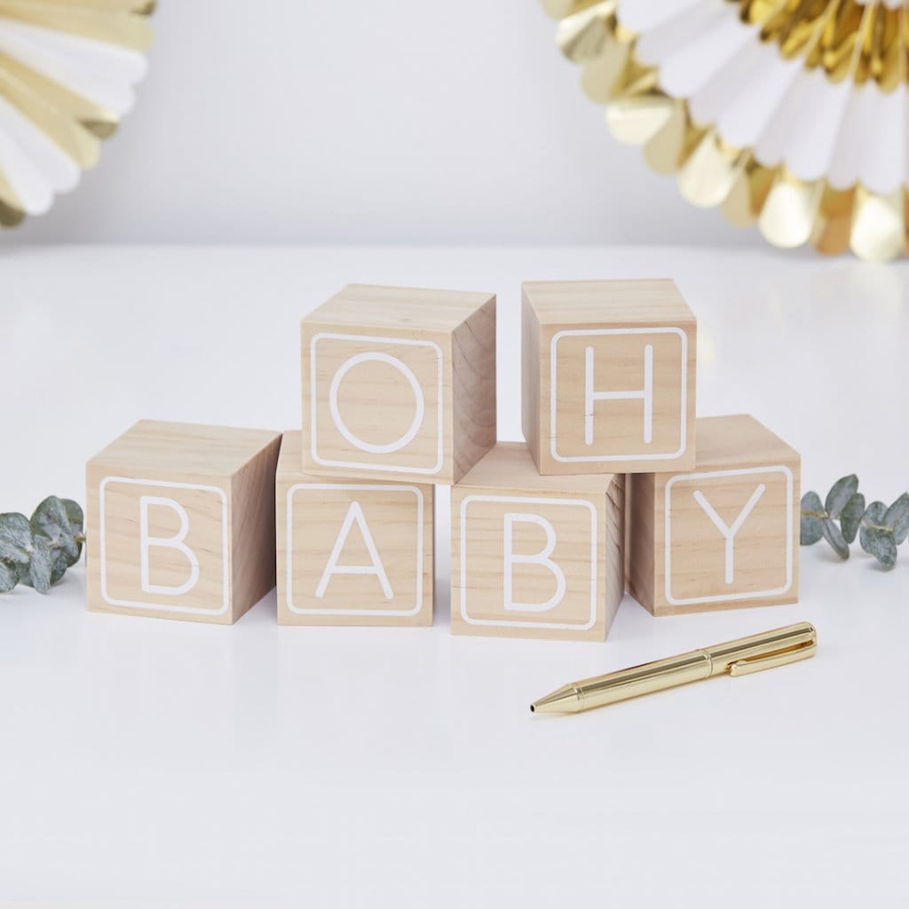 Oh Baby, Puupalikat Babyshower-juhliin