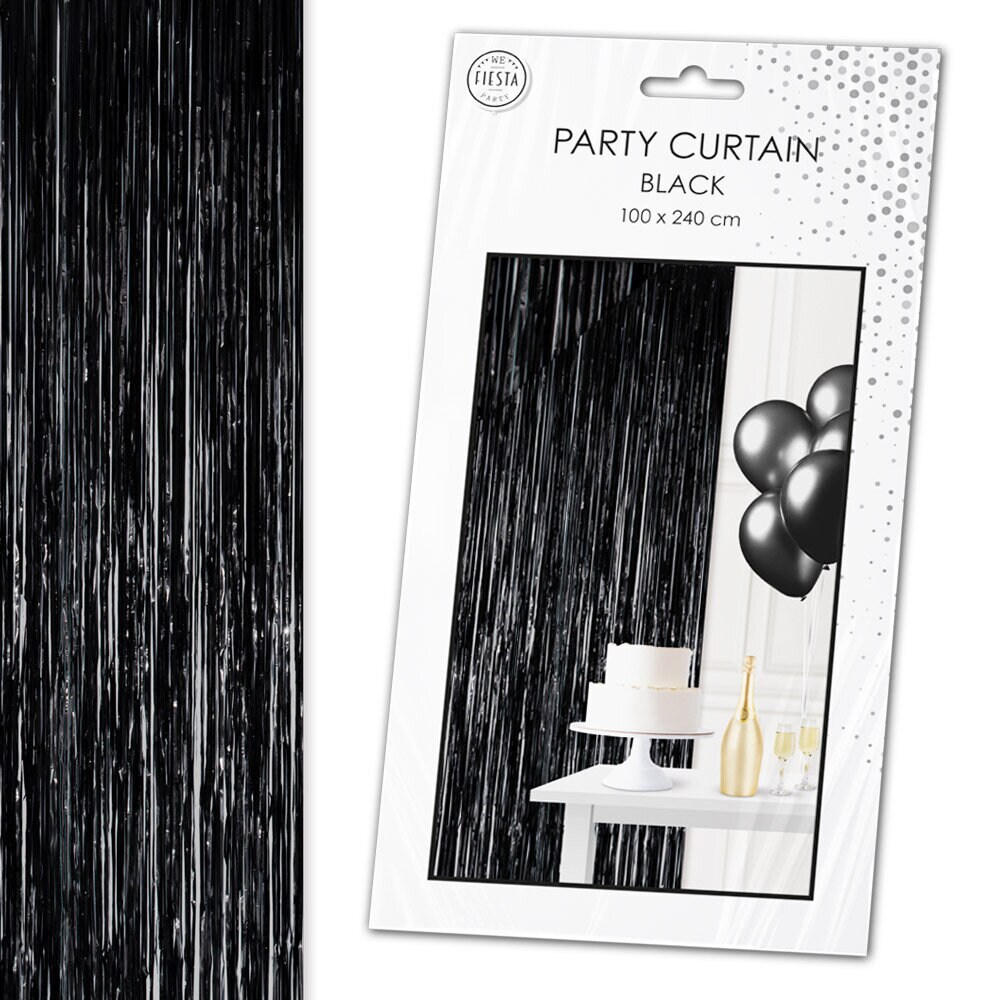 Backdrop Taustaverho Musta 100 x 240 cm