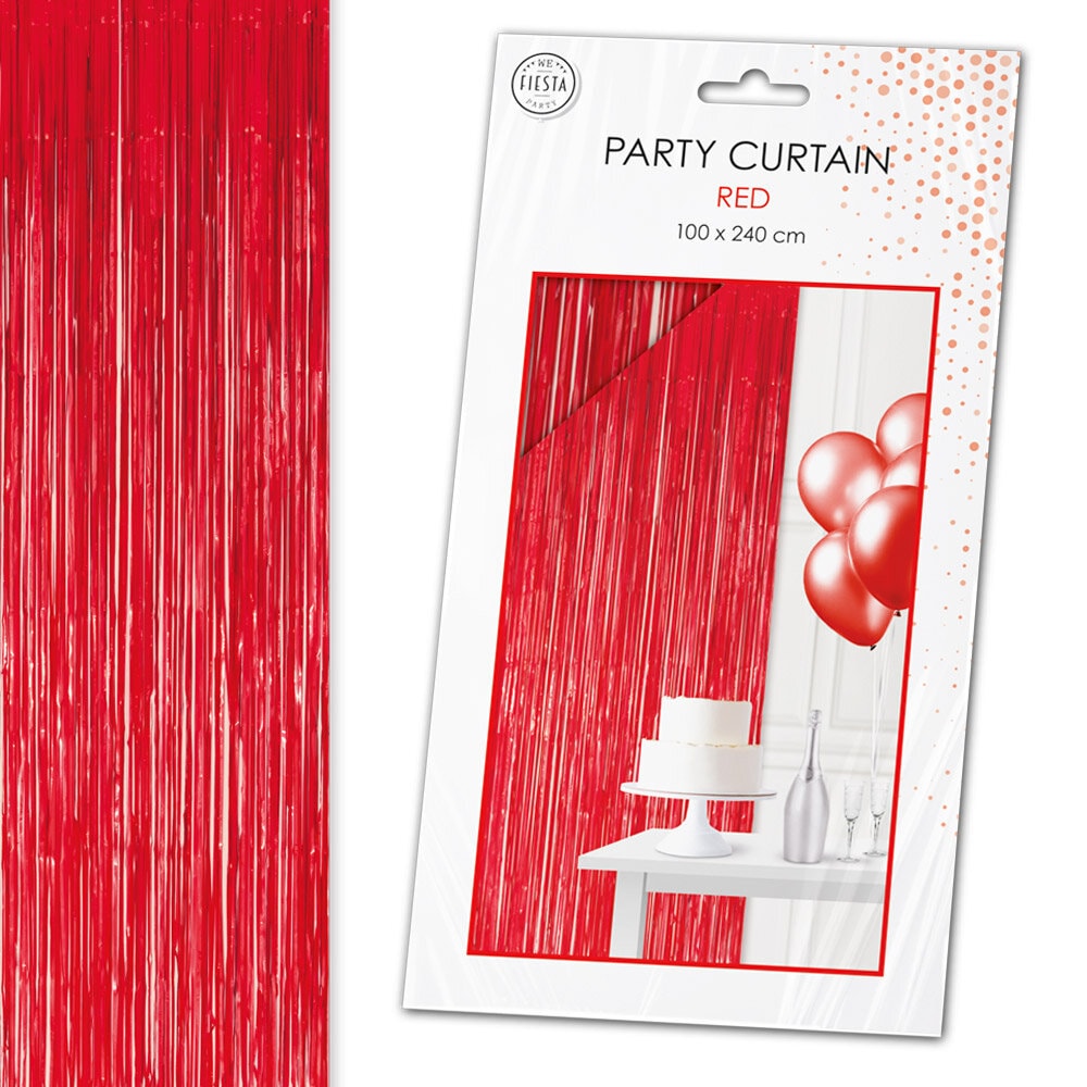 Backdrop Taustaverho Punainen 100 x 240 cm