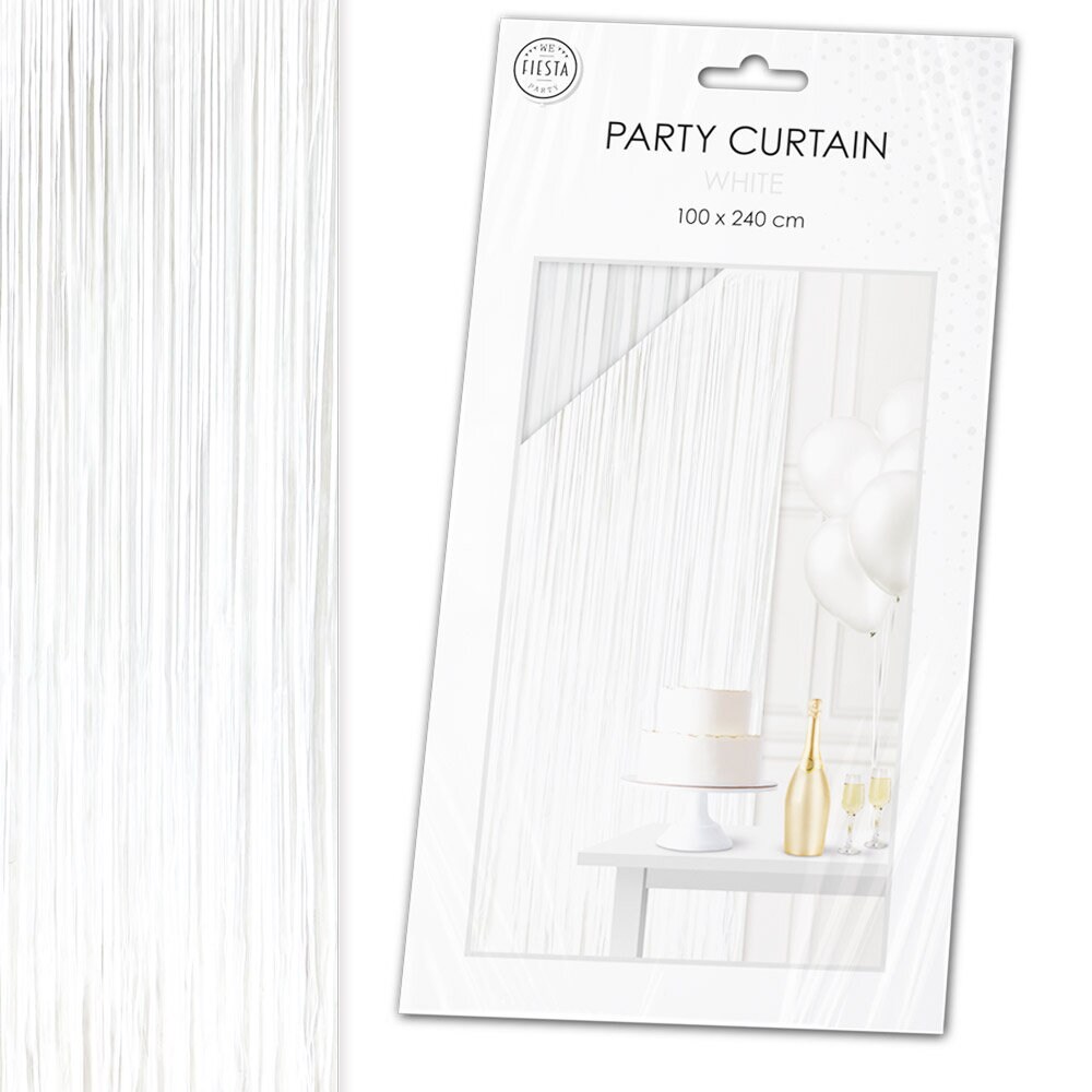 Backdrop Taustaverho Valkoinen 100 x 240 cm