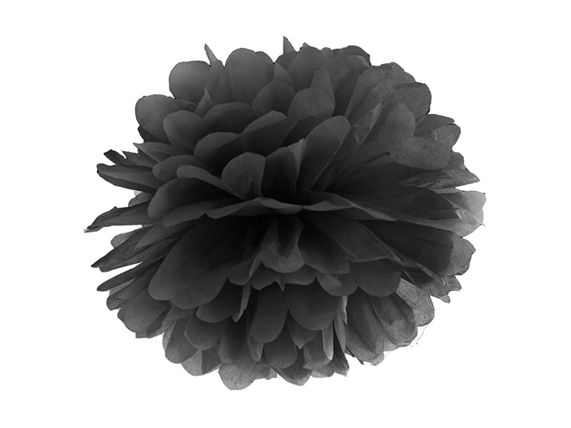 Pom Pom Musta 25 cm