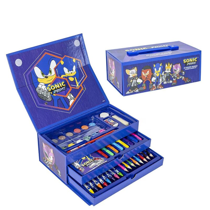 Sonic Prime - Piirustus- & Maalaussetti