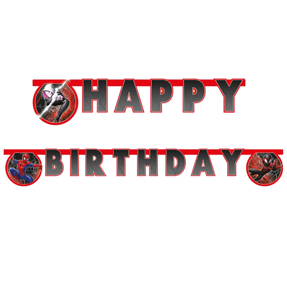 Spiderman Viirinauha Happy Birthday