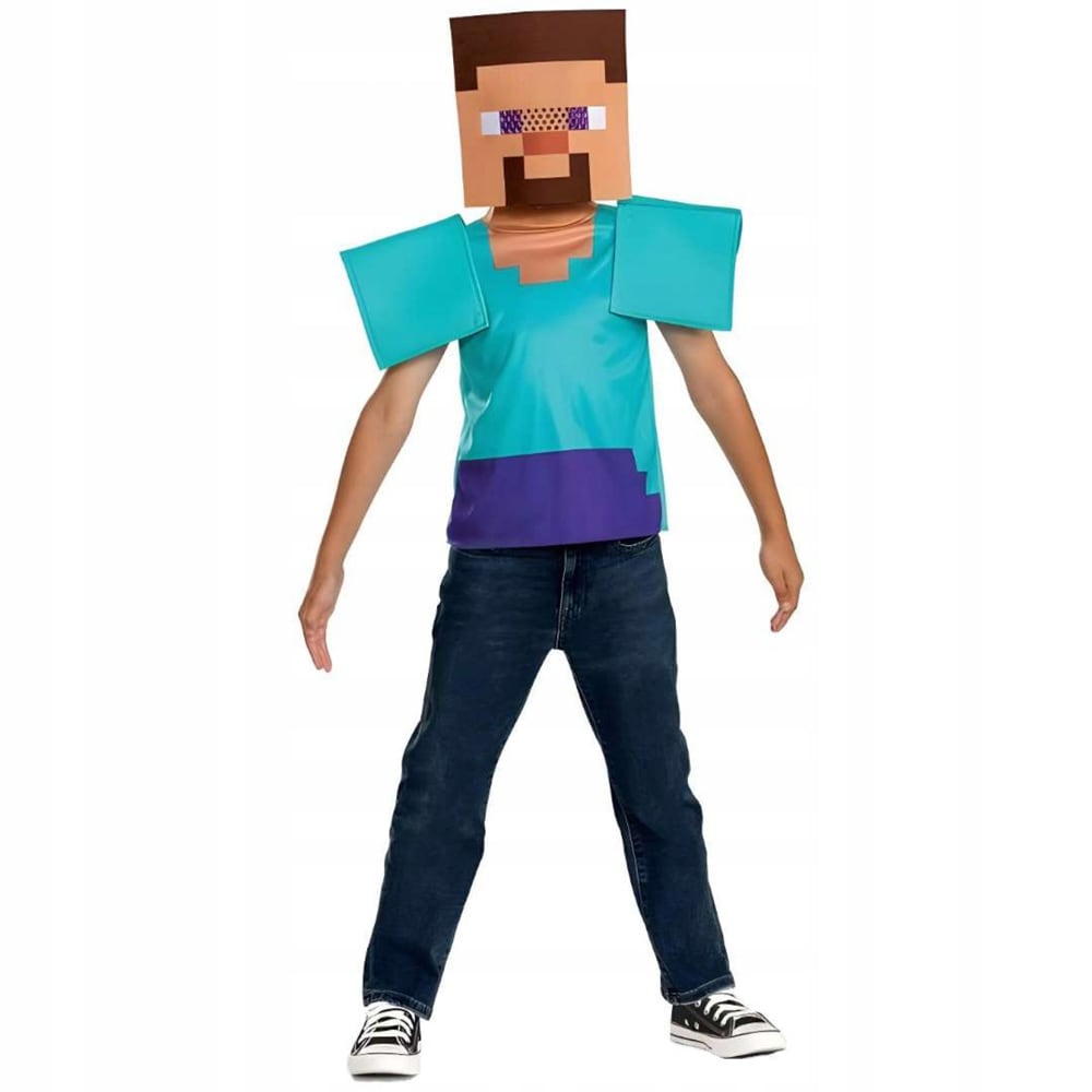 Minecraft Steve Naamiaisasu 7-8 vuotta