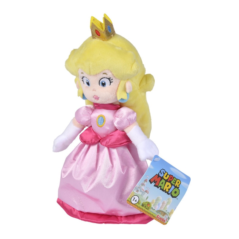 Super Mario Pehmolelu Prinsessa Peach 27 cm