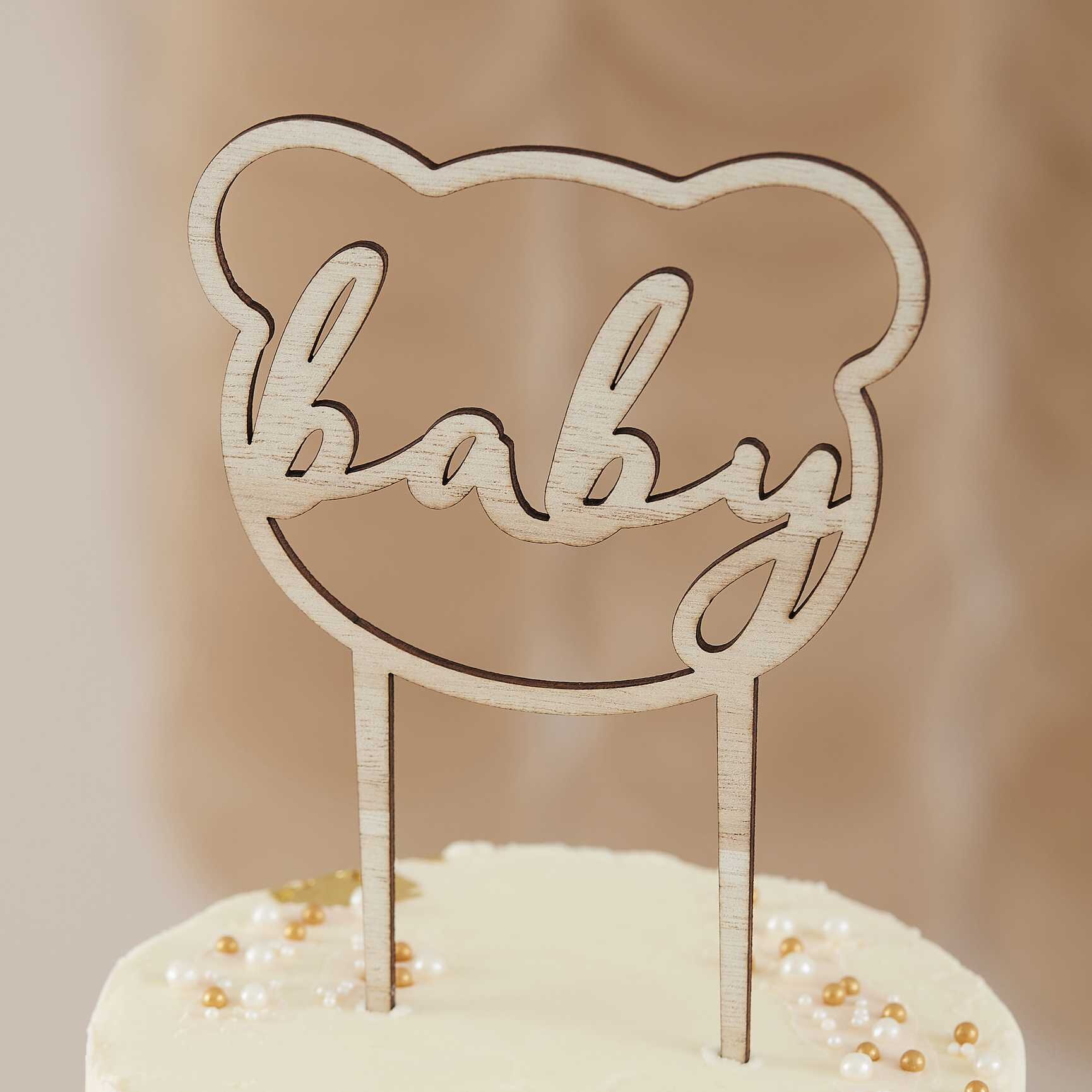 Teddy Bear Babyshower, Kakkukoriste baby